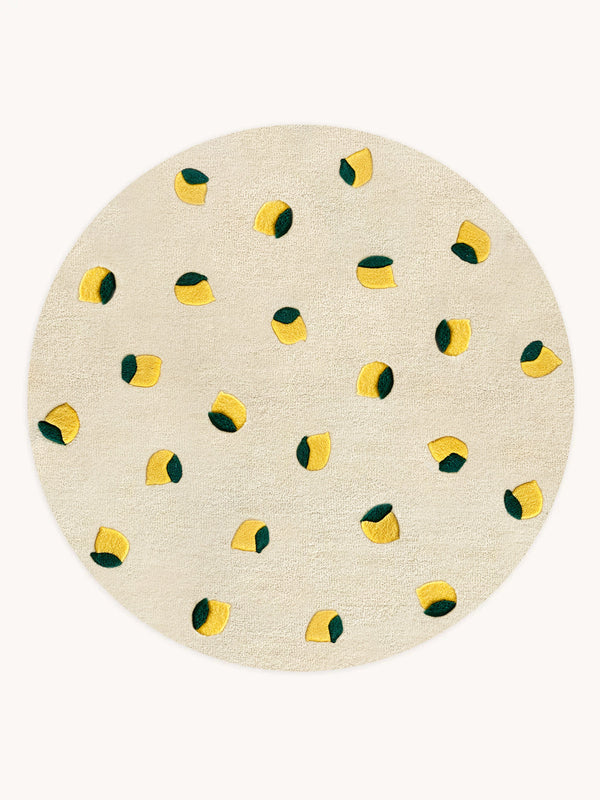 Lemons Rug Round