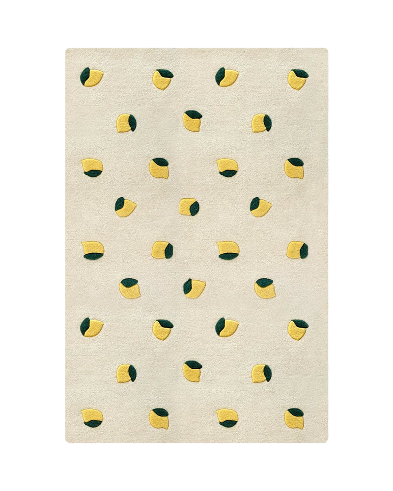 Teppich Zitronen 120 x 180 cm