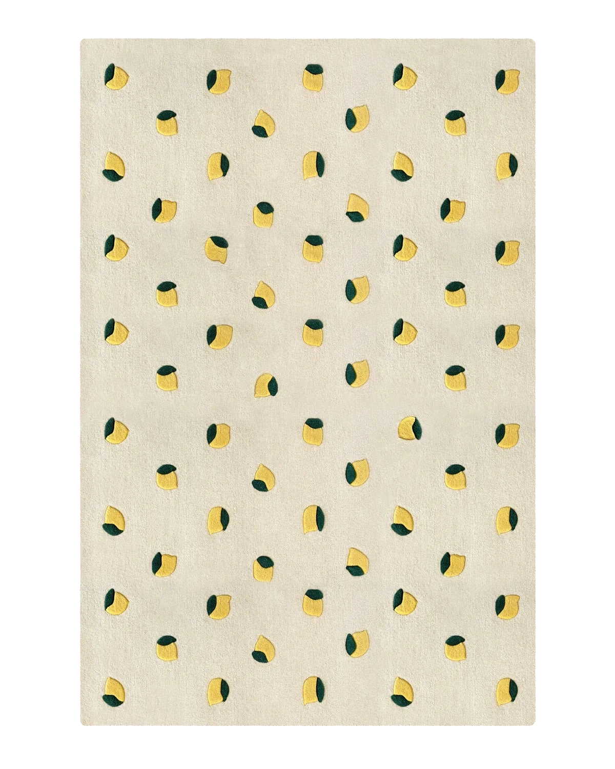 Citroenen Vloerkleed 170 x 240 cm