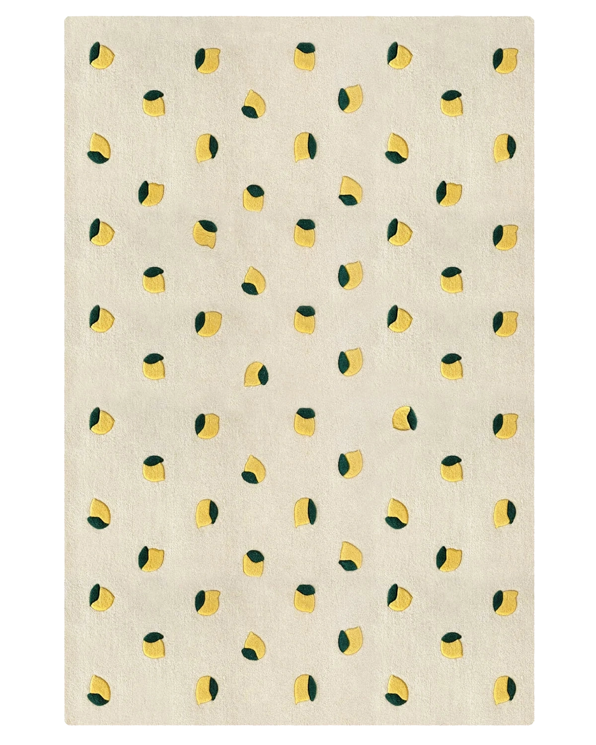 Citroenen Vloerkleed 200 x 300 cm