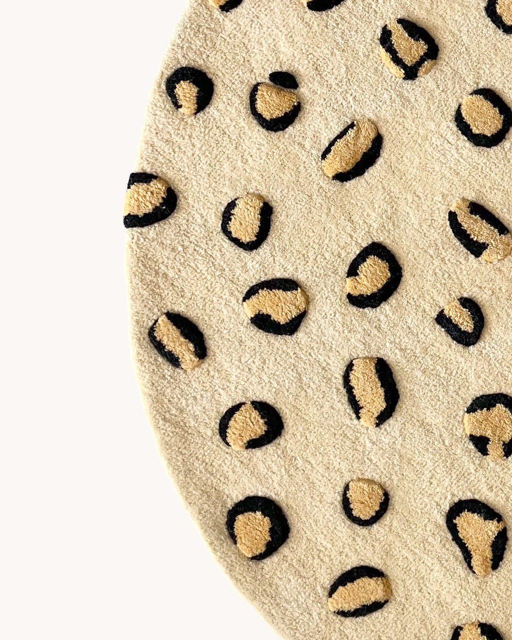 Leopard Rug Round