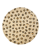 Leopard Rug Round Wool 120 cm
