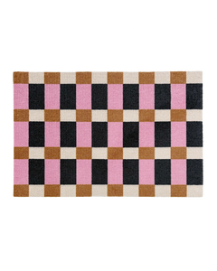 Lobby Check Doormat Copenhagen