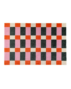 Lobby Check Doormat Mexico