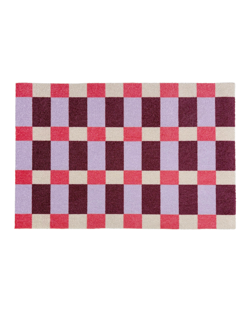 Lobby Check Doormat Paris
