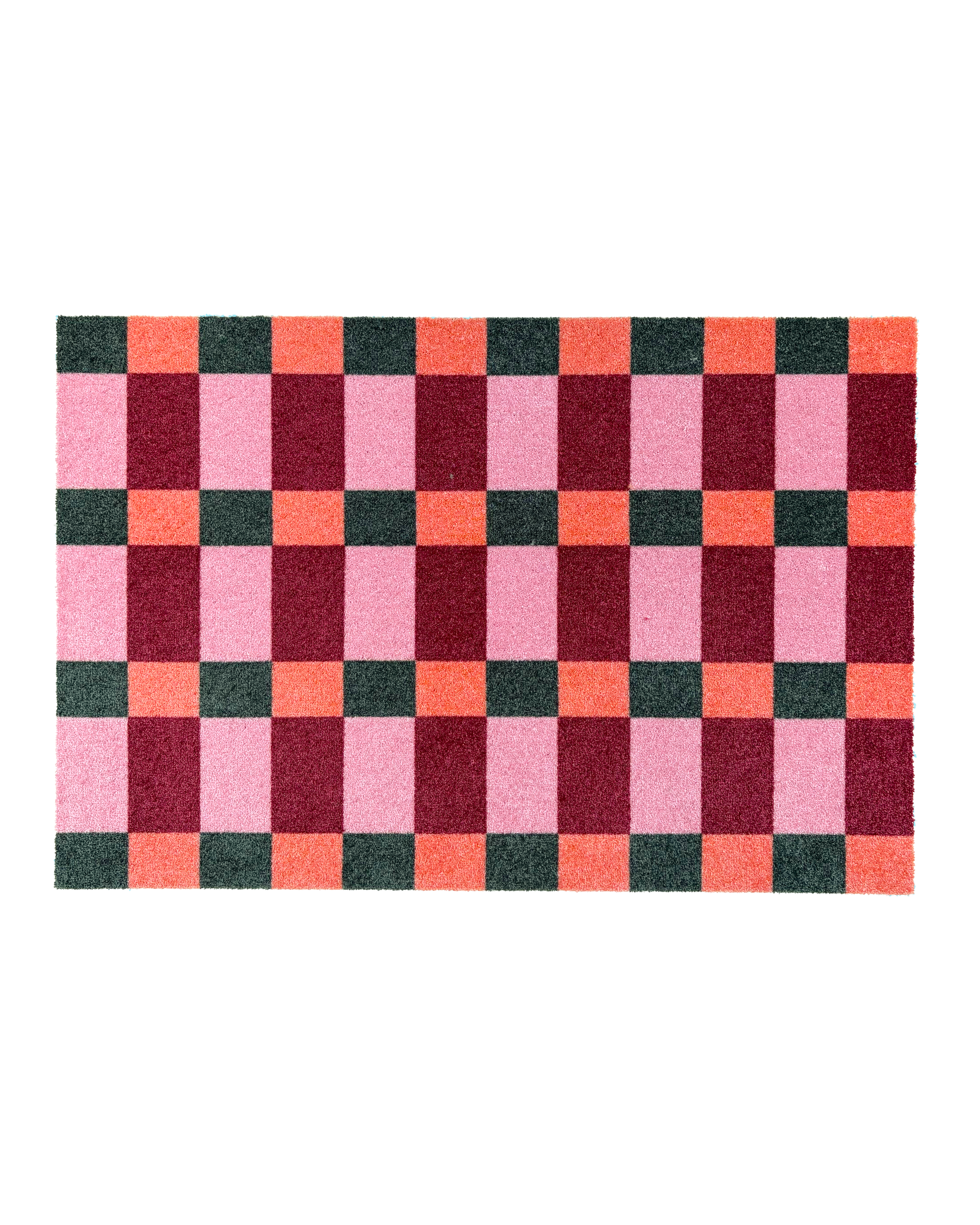 Lobby Check Doormat Rio