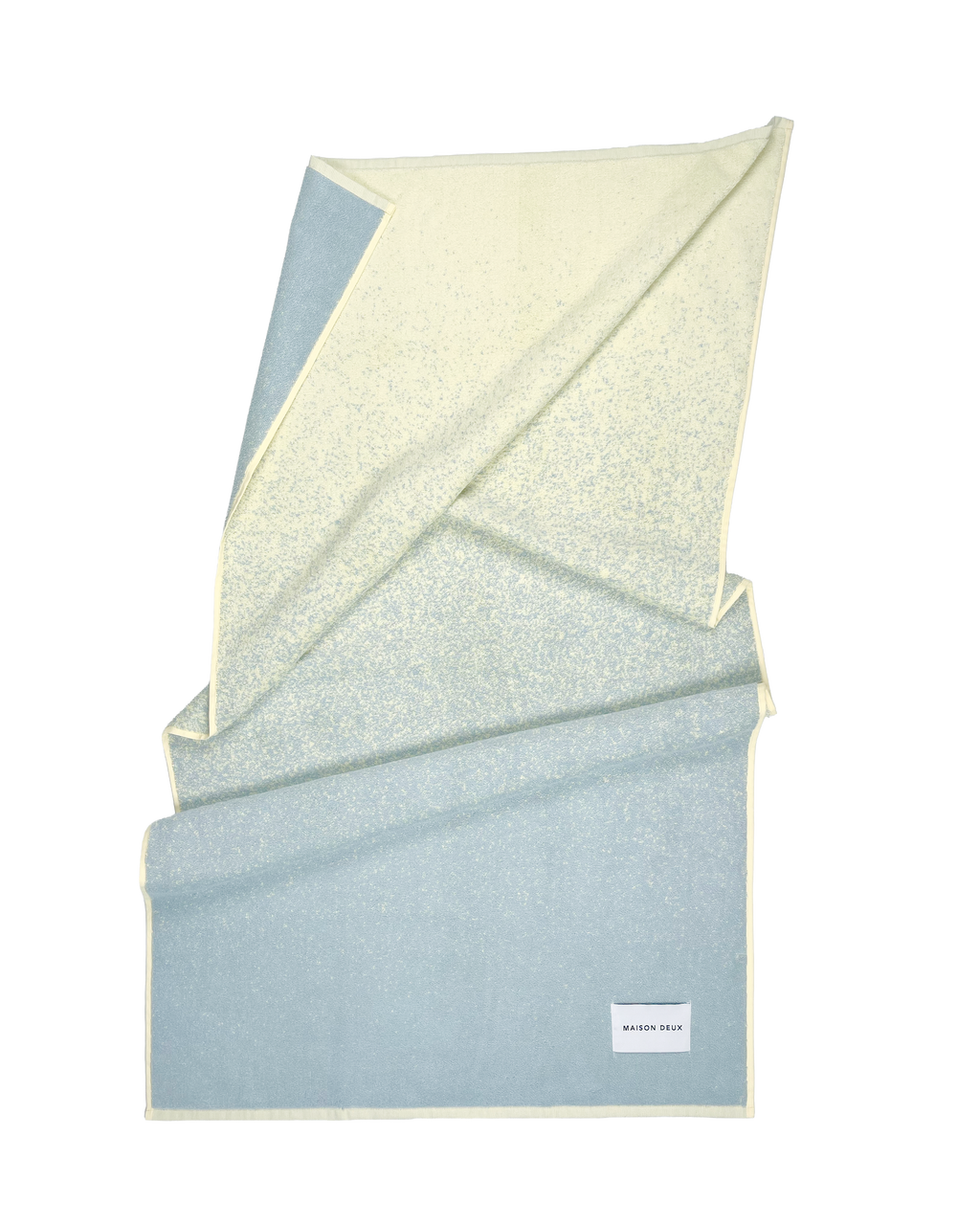 Gradient Towel Blue Butter Yellow