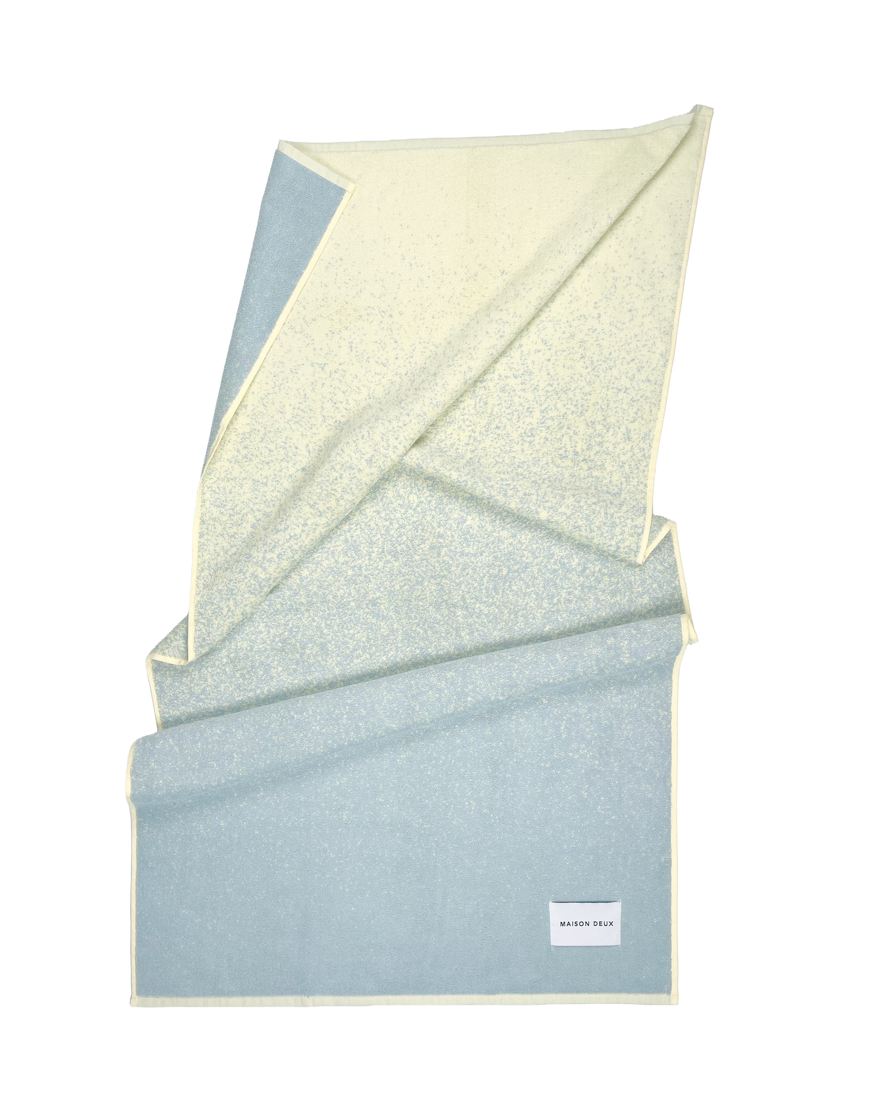 Gradient Towel Blue Butter Yellow