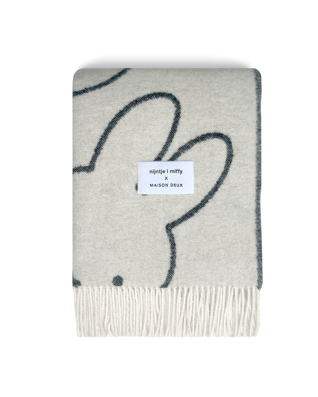 Miffy Blanket White Black
