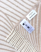 Moooi Blanket - Techno Bee Coffee Cream