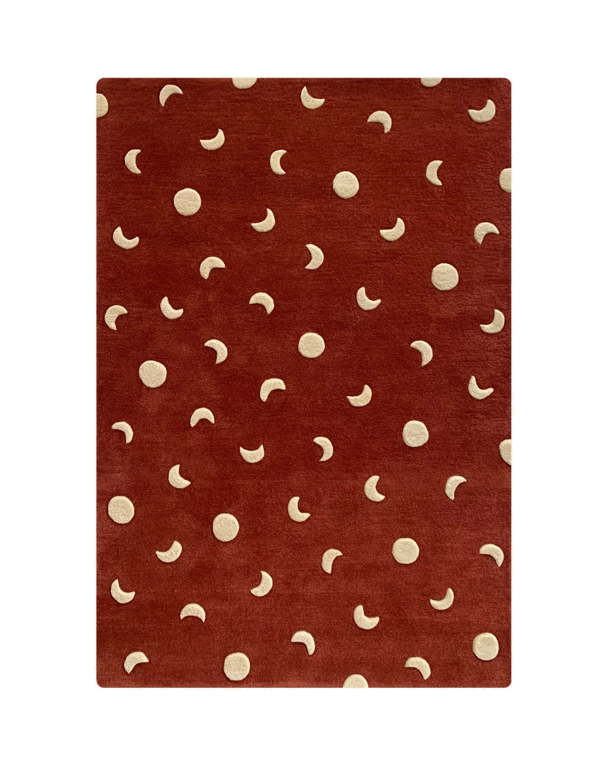 Moons Rug Brick Red 120 x 180 cm - Sample Sale