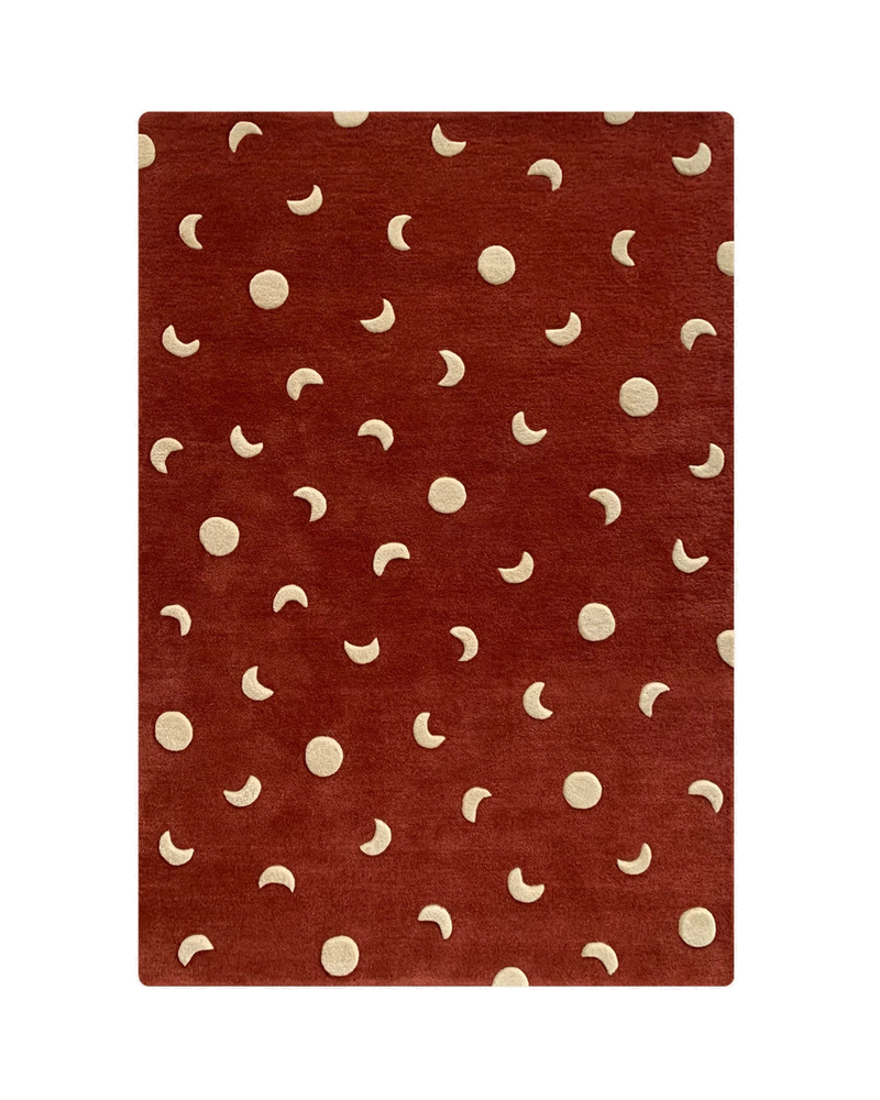 Moons Rug Brick Red 120 x 180 cm - Sample Sale