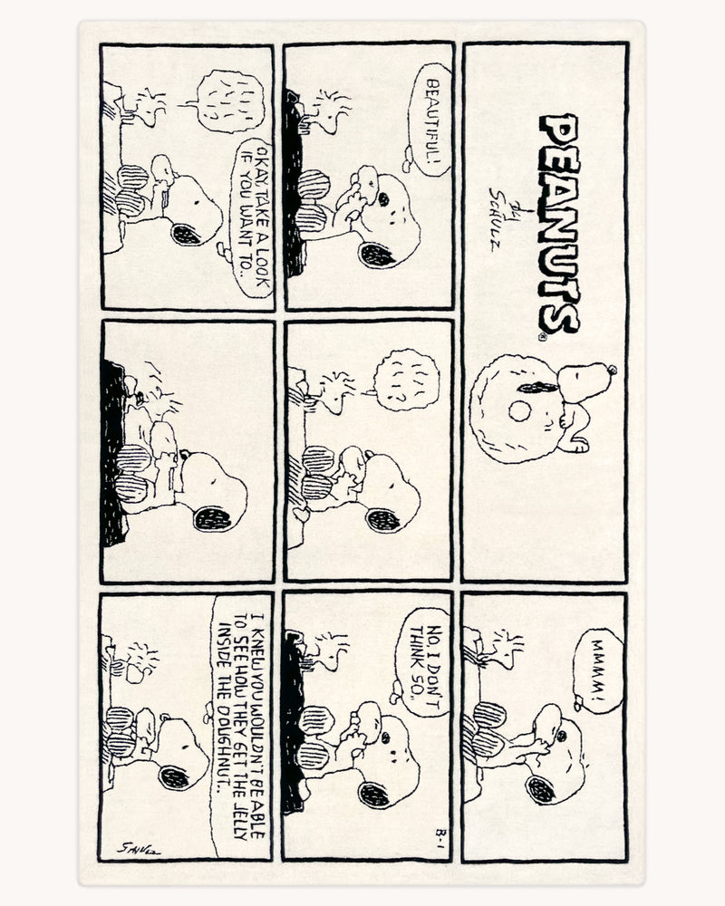 Peanuts Rug Comic Doughnut 200 x 300 cm