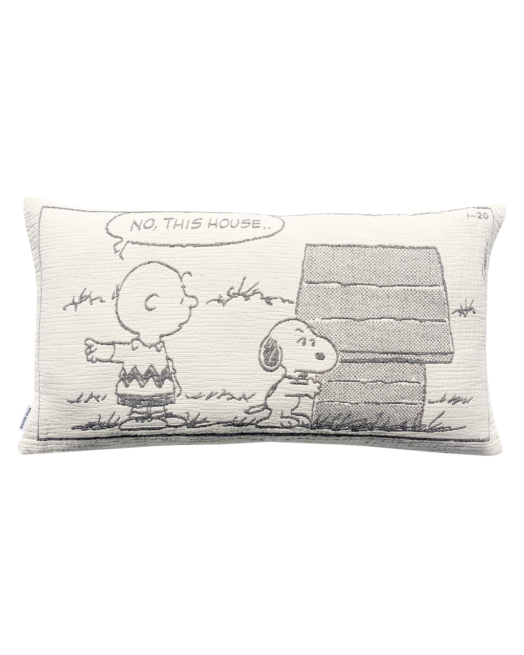 Peanuts Kussenhoes XL Pas op het huis