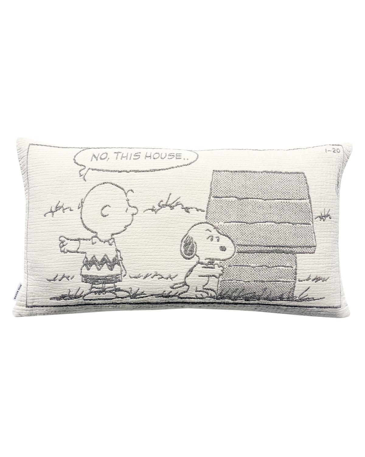 Peanuts Kussenhoes XL Pas op het huis