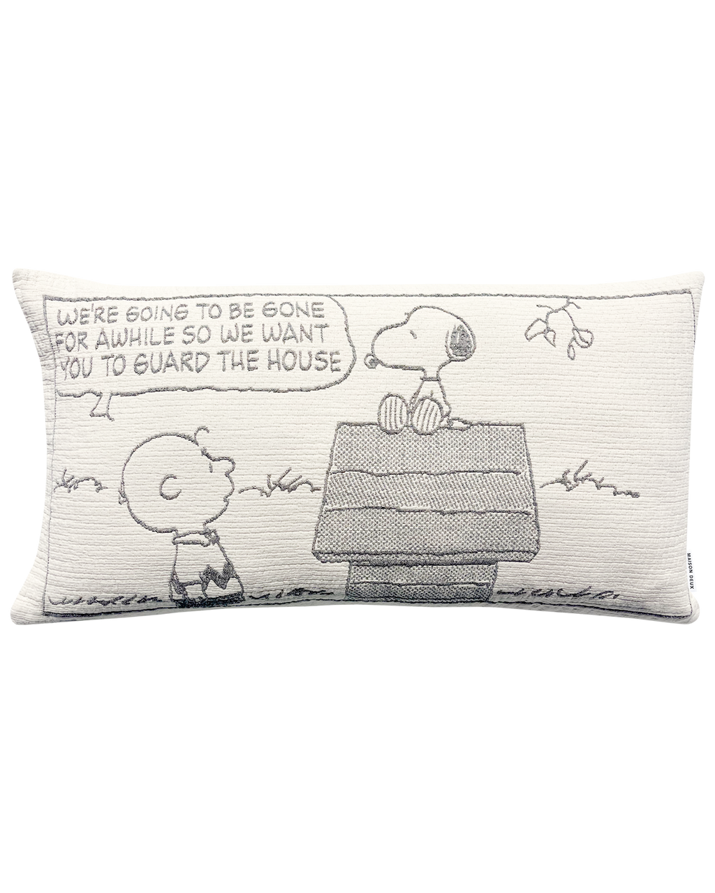 Peanuts Kussenhoes XL Pas op het huis