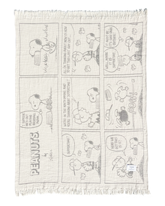 Peanuts Blanket Comic Baseball