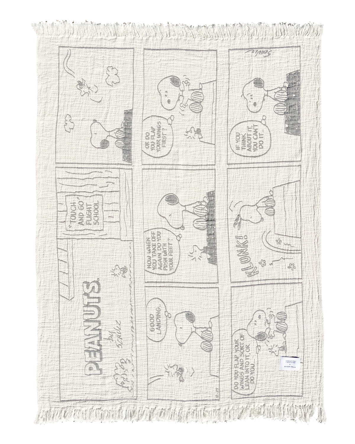 Peanuts Blanket Comic Flightschool