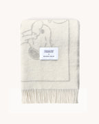 Couverture Peanuts Comic Doughnut Blanc Gris