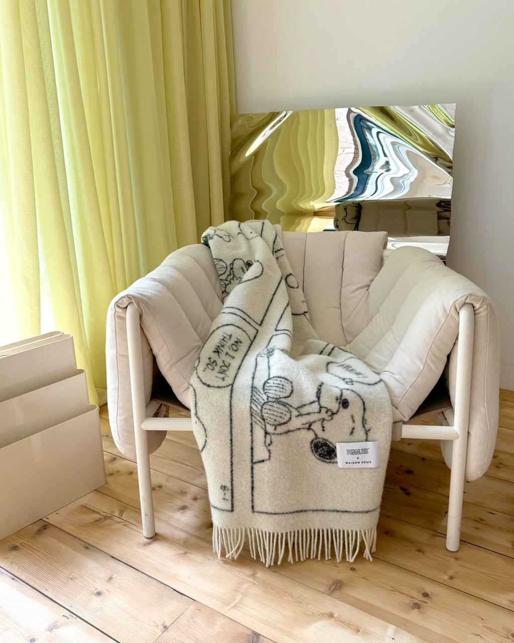 Peanuts Plaid Strip Donut