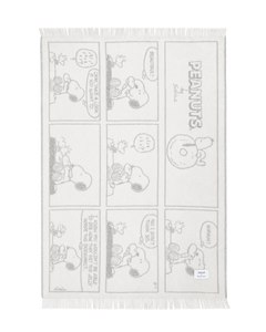 Peanuts Blanket Comic Doughnut White Cloud