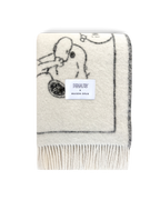 Peanuts Blanket Comic Doughnut White Black