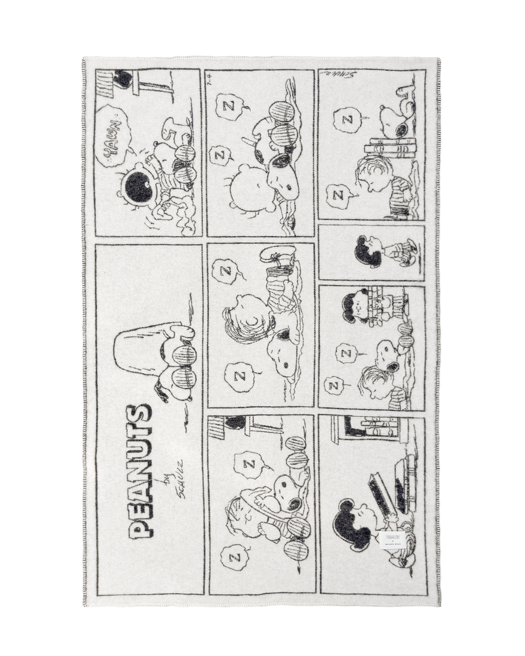 Peanuts Blanket Comic ZZZ