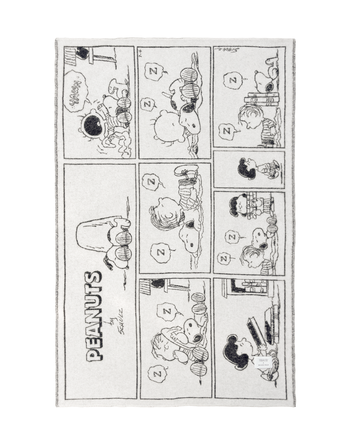 Peanuts Blanket Comic ZZZ