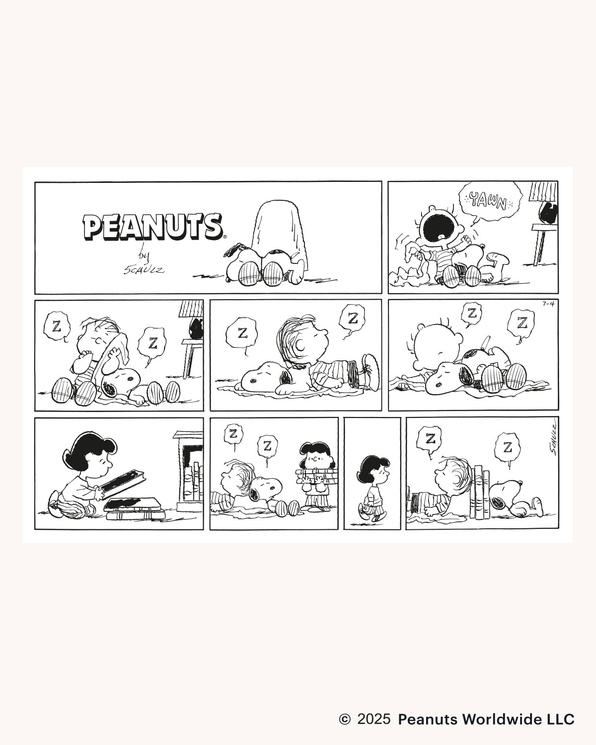 Couverture Peanuts Comic ZZZ