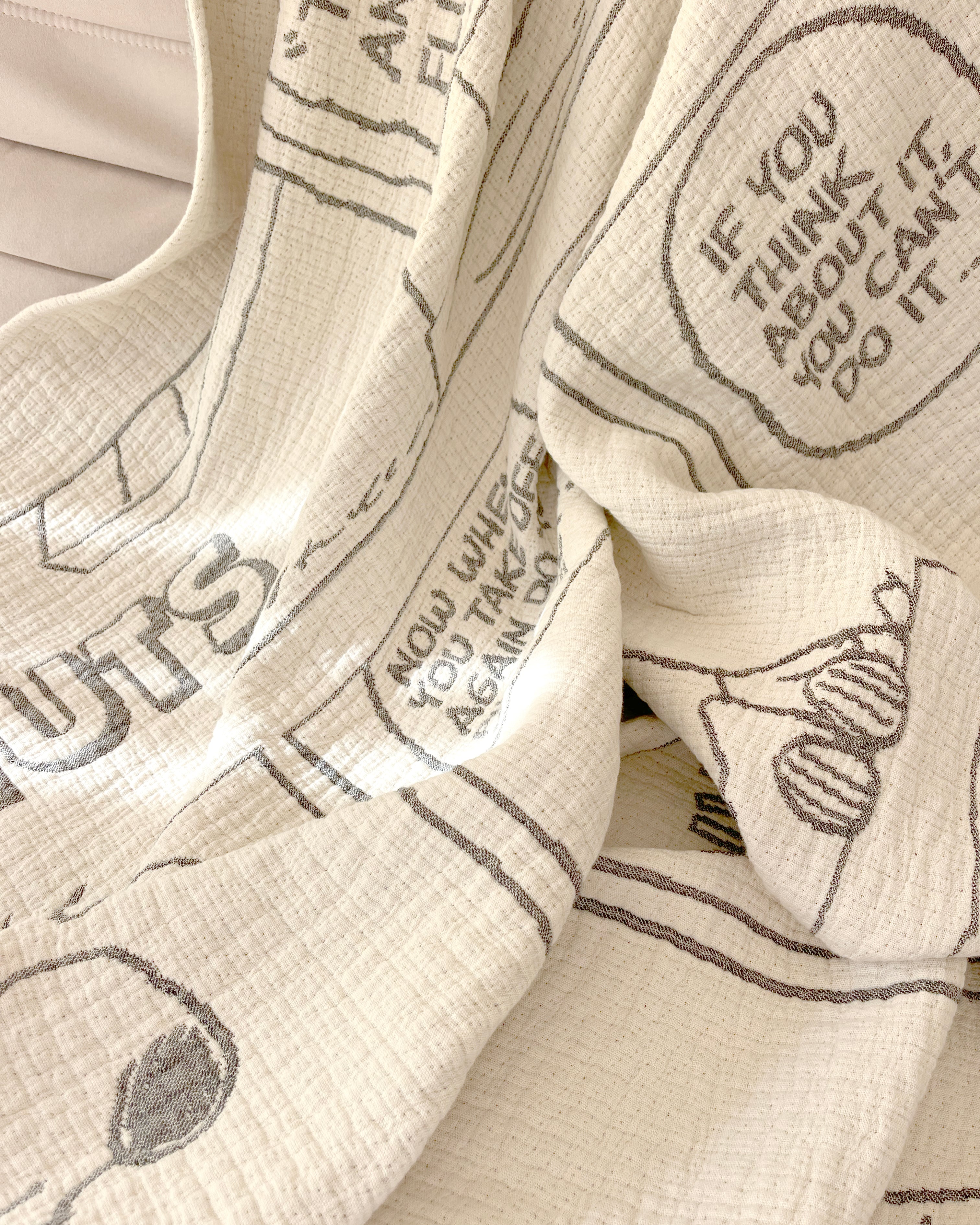 Peanuts Blanket Comic Flightschool – Maison Deux