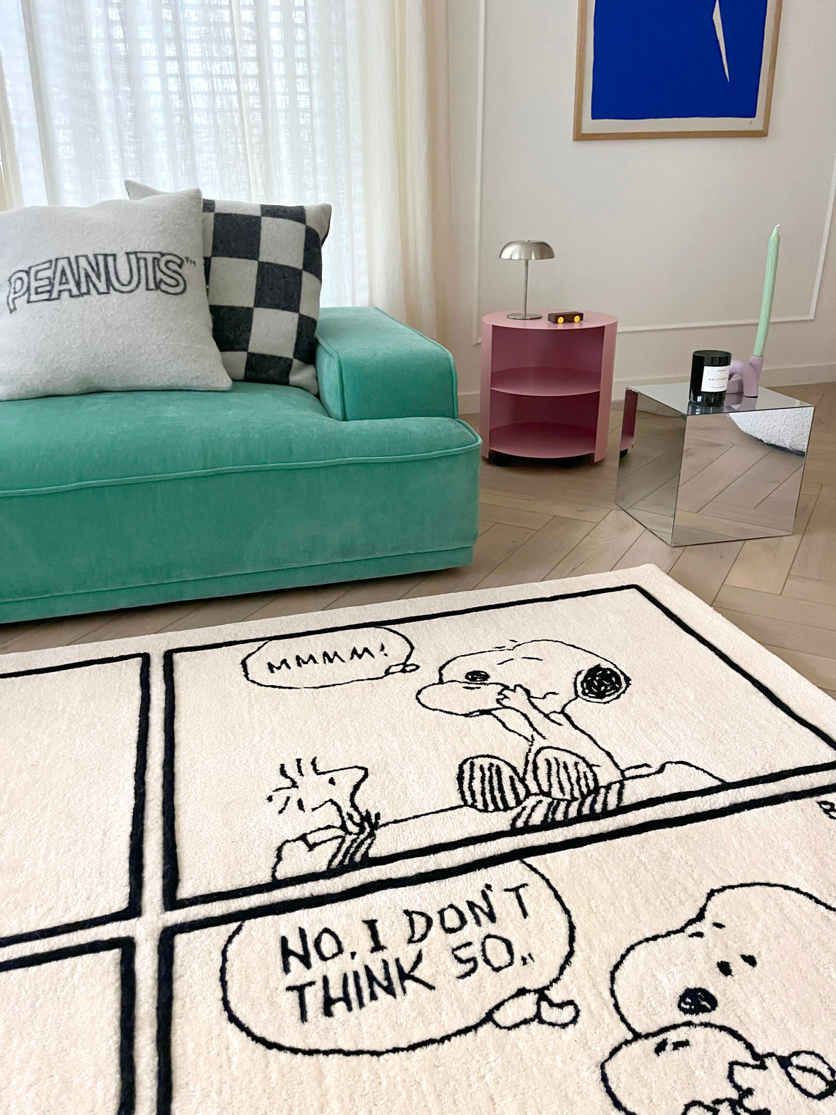 Peanuts Rug Comic Doughnut 200 x 300 cm