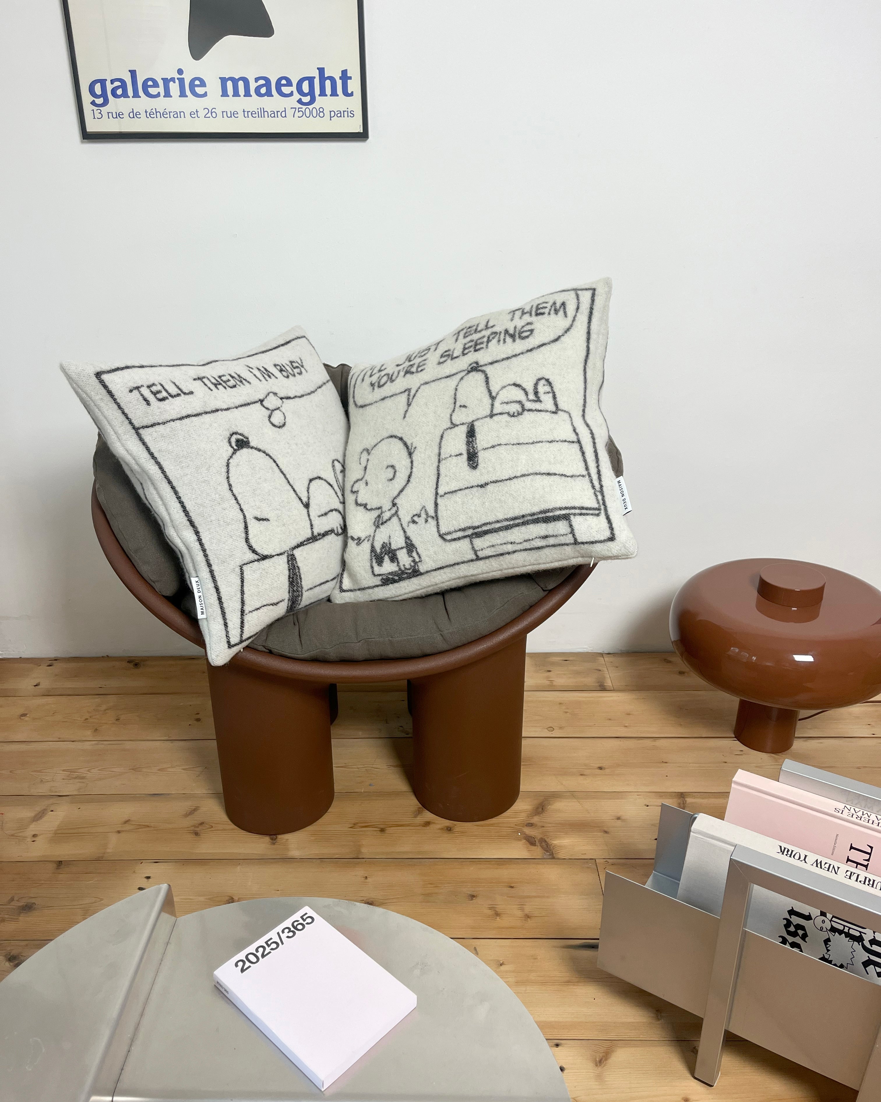 Set van 2 Peanuts Kussenhoezen Comic Busy