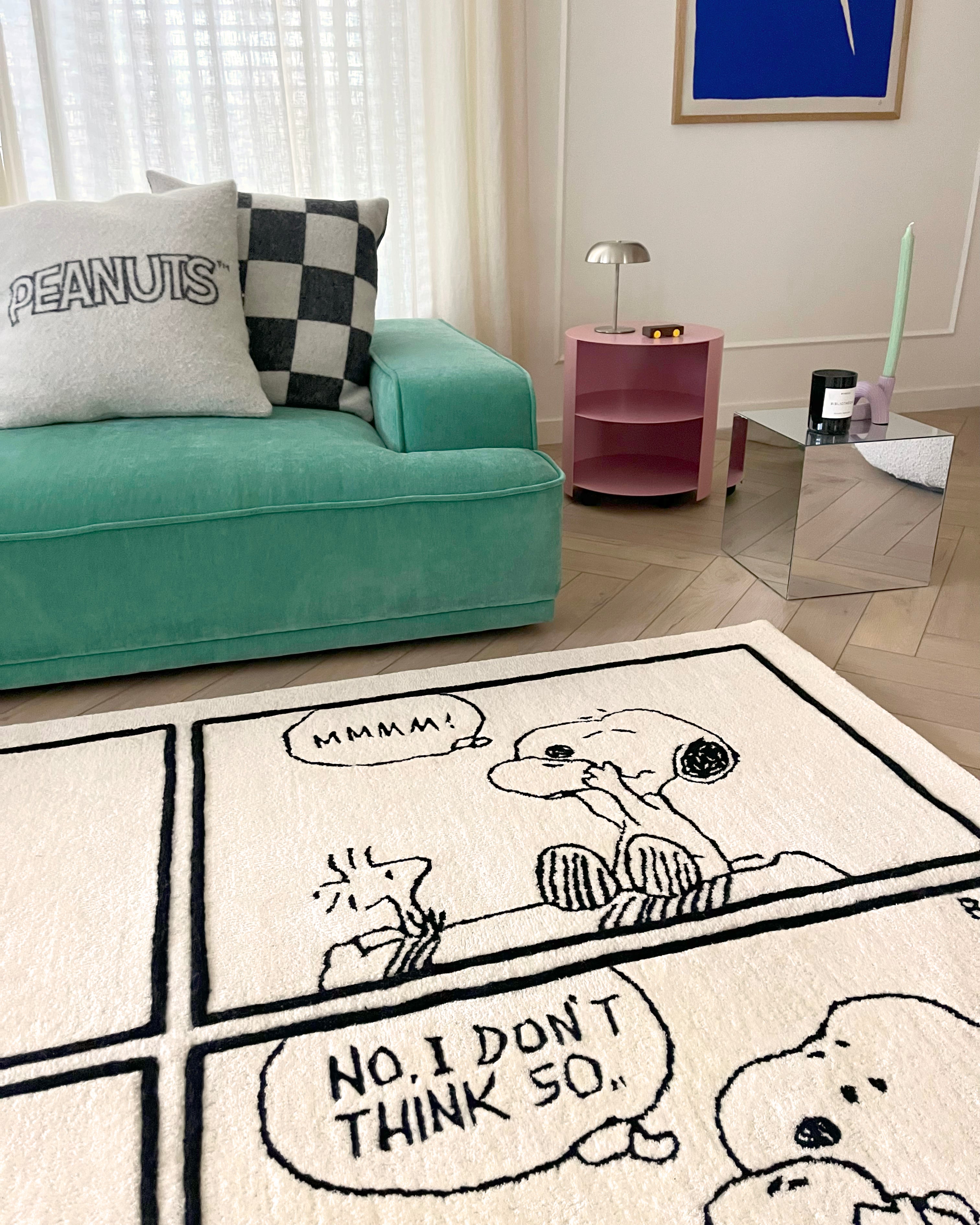 クッション・抱きまくら・ブランケット PEANUTS COUCH CUSHION スヌーピー クッションイン ブランケット- ショップチャンネル