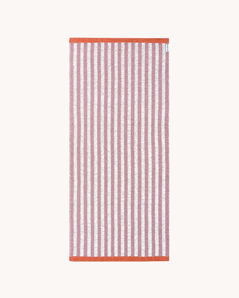  Plastic Rug Stripes Pink 50 x 150 cm