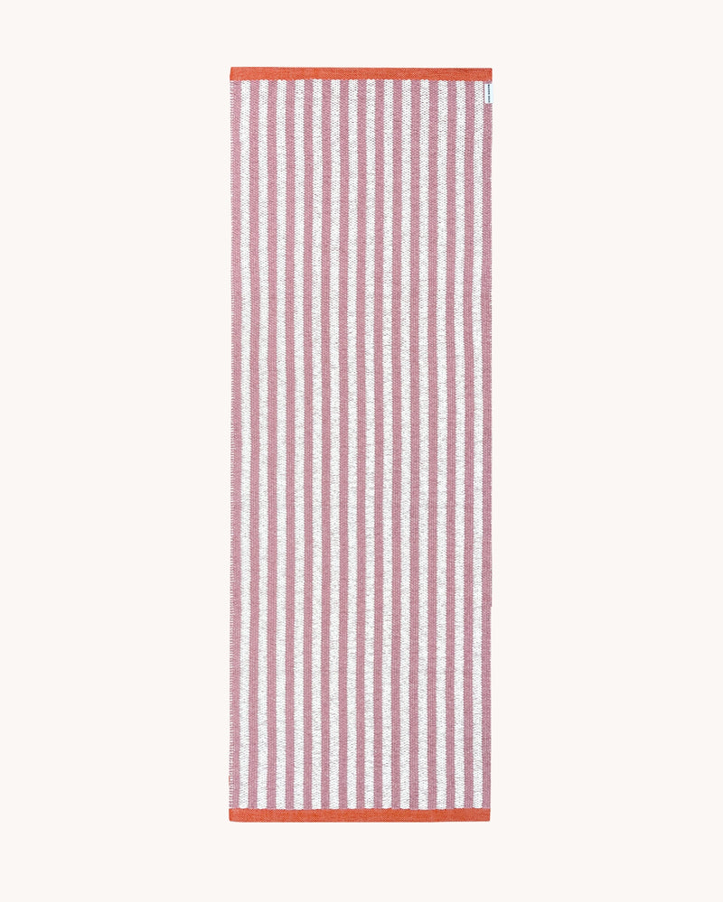  Plastic Rug Stripes Pink 70 x 200 cm