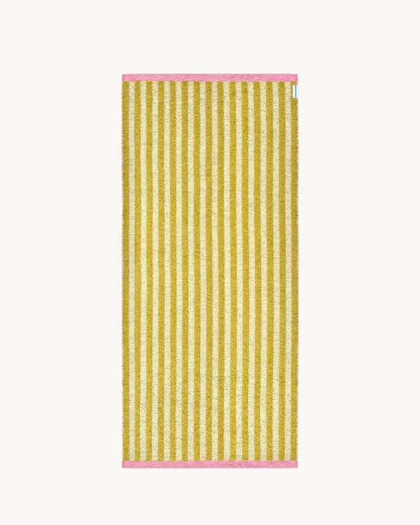 Plastic Rug Stripe Sunburst 70 x 150 cm