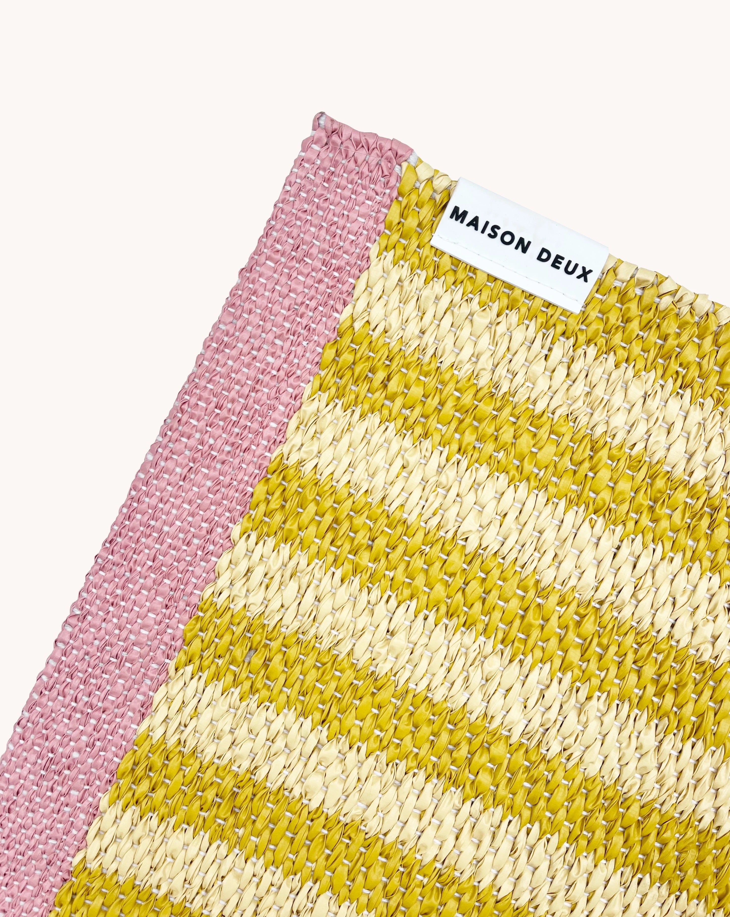 Plastic Woven Runner Stripes