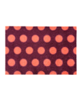 Puffy Polka Doormat Bordo Coral