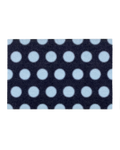 Puffy Polka Doormat Navy Ice Blue