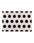 Custom Size Doormat Puffy Polka White Black