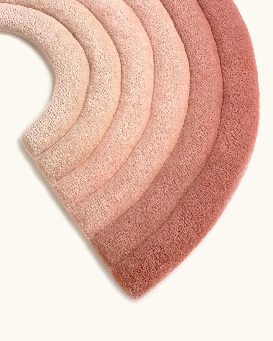 Rainbow Rug Rusty Pink