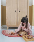 Rainbow Rug Rusty Pink 110 x 56 cm - Archive Sale