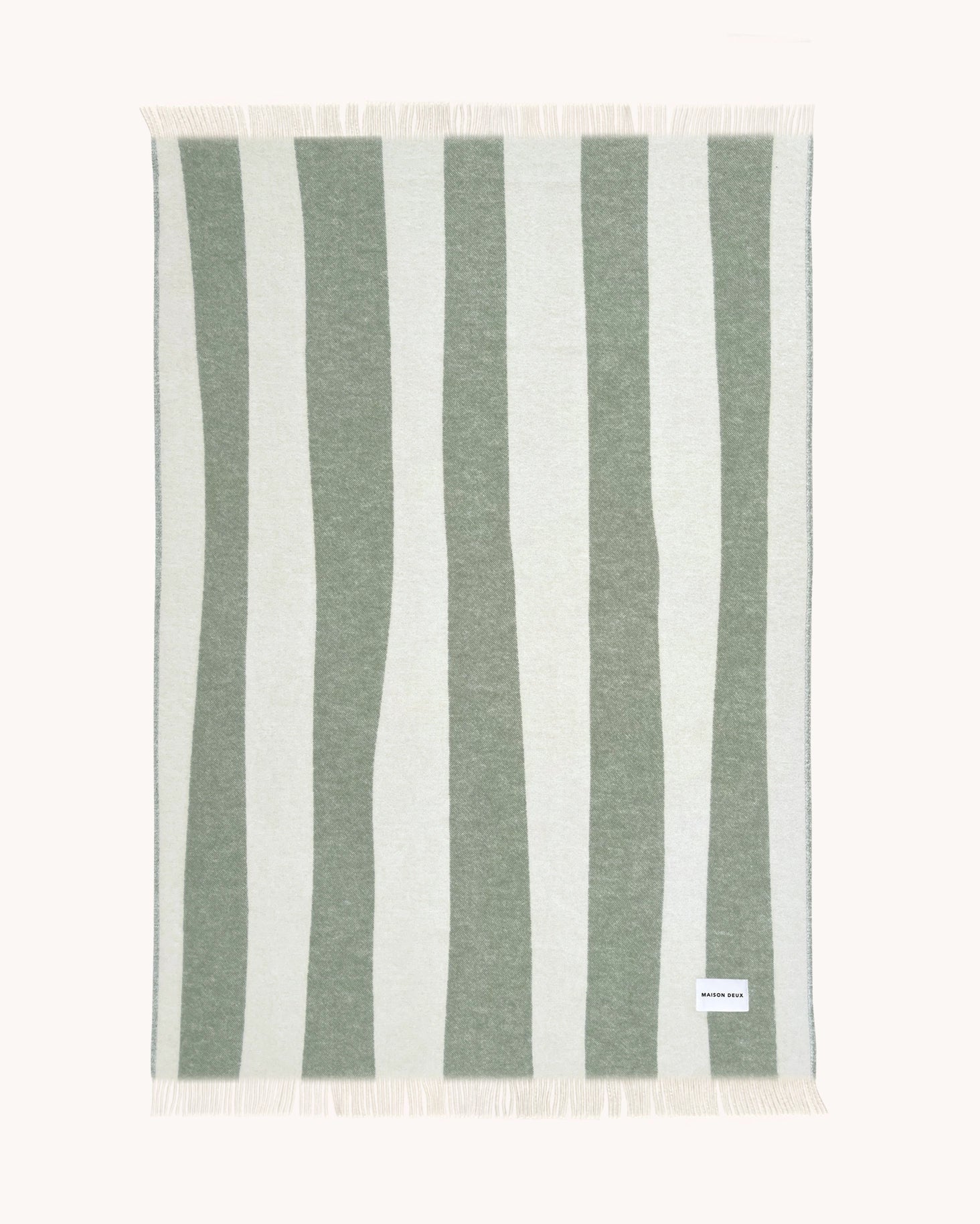 Rough Stripe Blanket Agave