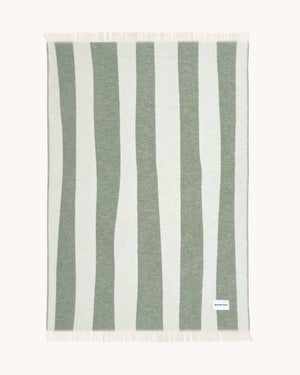 Rough Stripe Blanket Agave