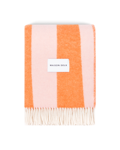 Plaid Rough Stripe Carotte Rose