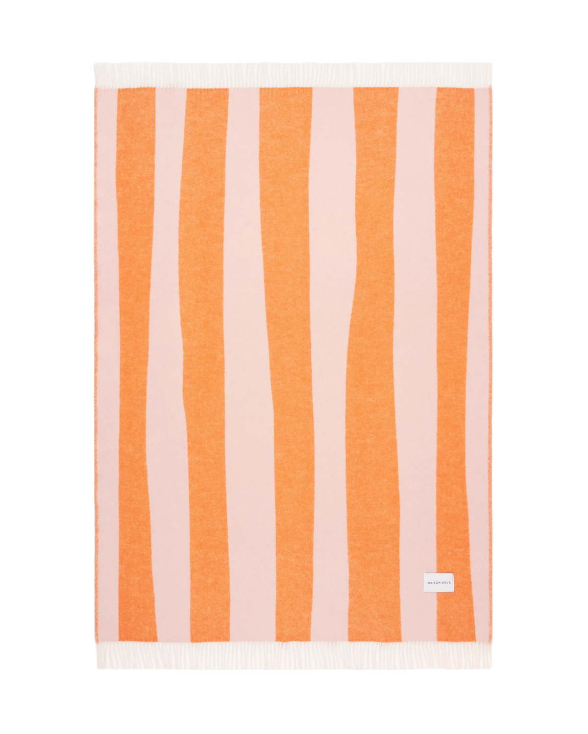 Rough Stripe Decke Rosa-Karotte