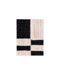 (SAMPLE) Chalky Check Fußmatte Schwarz-Vanille