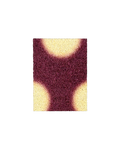 (SAMPLE) Puffy Polka Fußmatte Bordeaux-Buttergelb