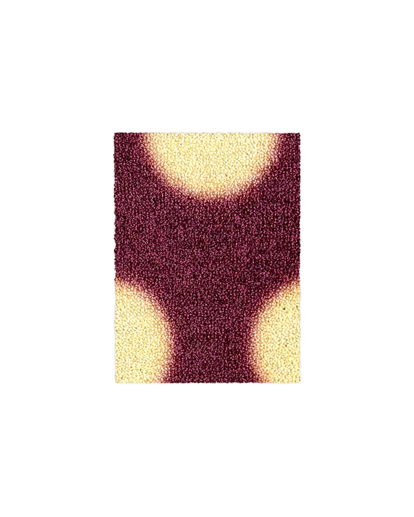 (SAMPLE) Puffy Polka Doormat Bordo Butter Yellow