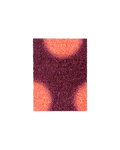 (SAMPLE) Puffy Polka Fußmatte Bordeaux-Koralle